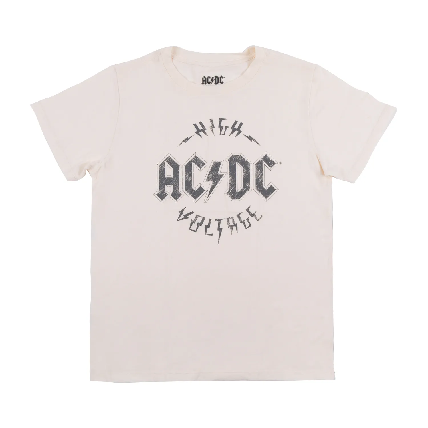 High Voltage Ladies Cream T-Shirt