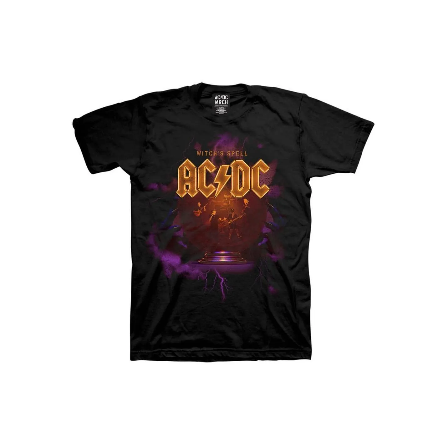 AC/DC Witch's Spell Crystal Ball T-shirt
