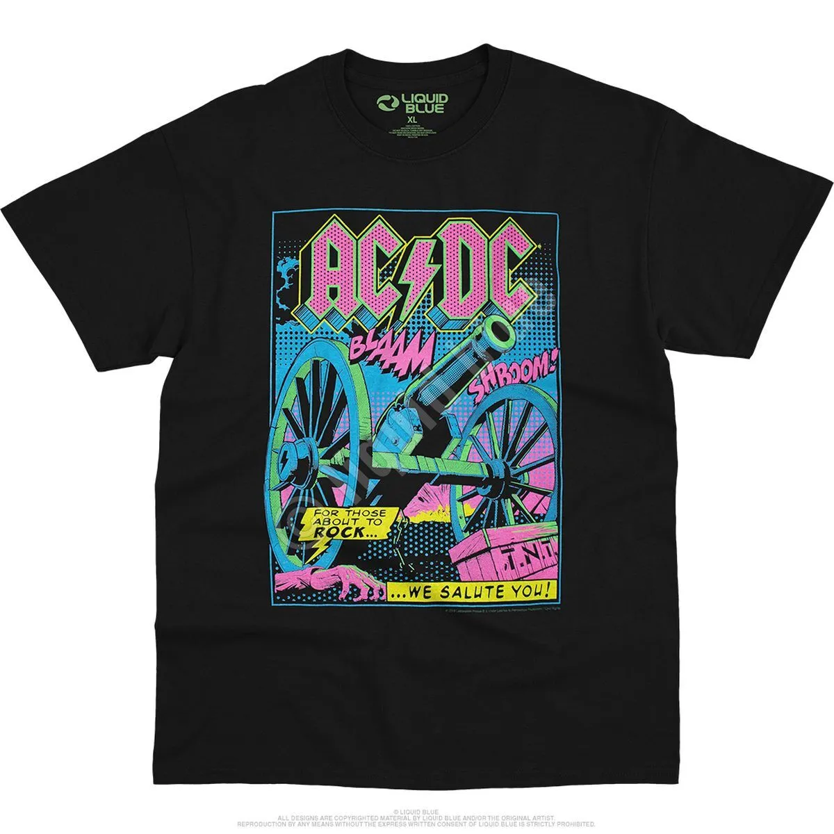 TNT Blacklight Black T-Shirt