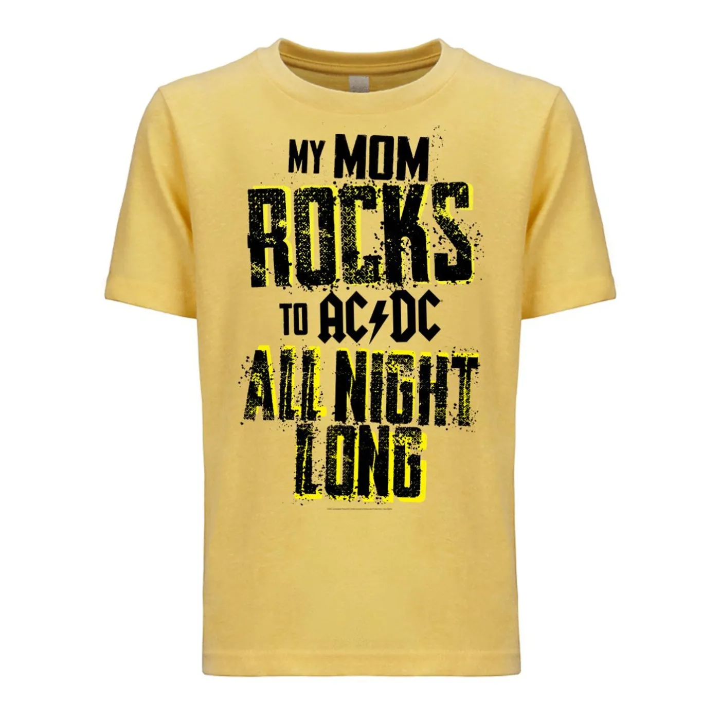AC/DC Mom Rocks All Night Long Youth Tee