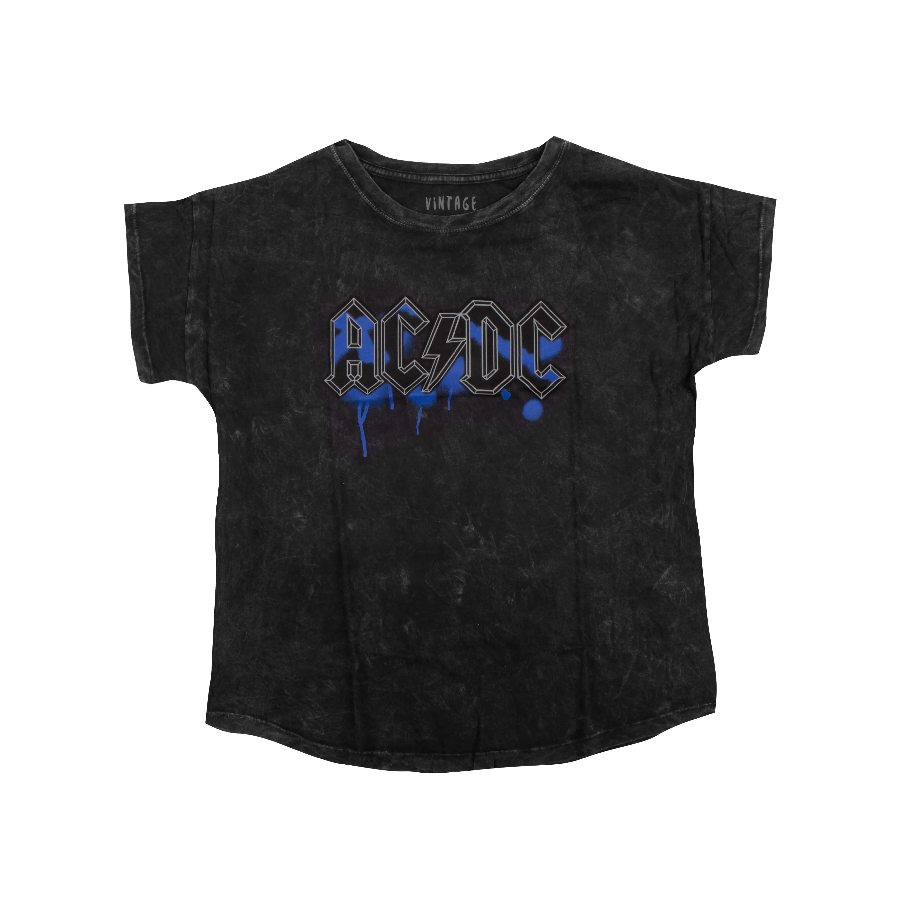 Blue Logo Charcoal T-Shirt