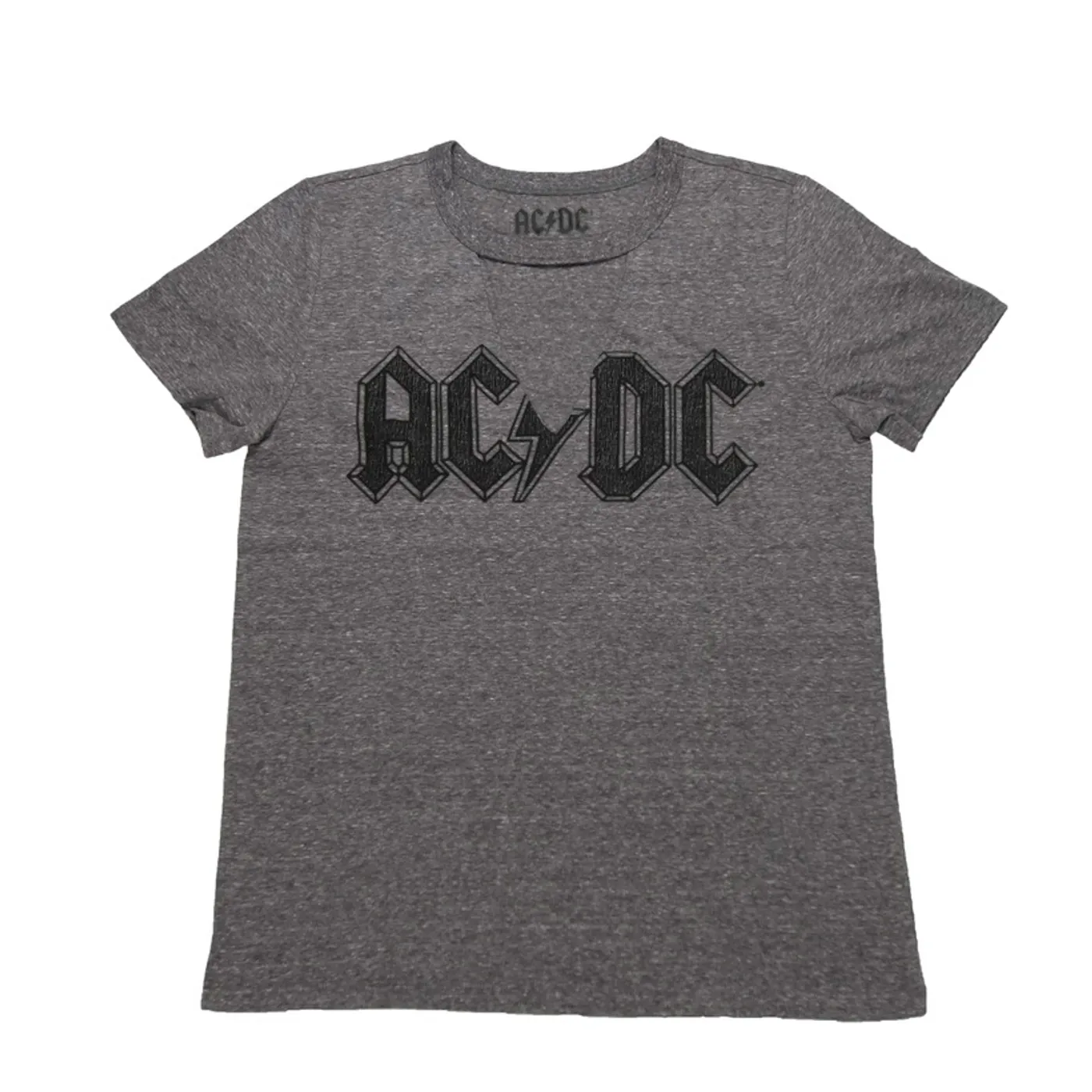 AC/DC Girls Ribbed Back Thunderstruck V-Neck Tee