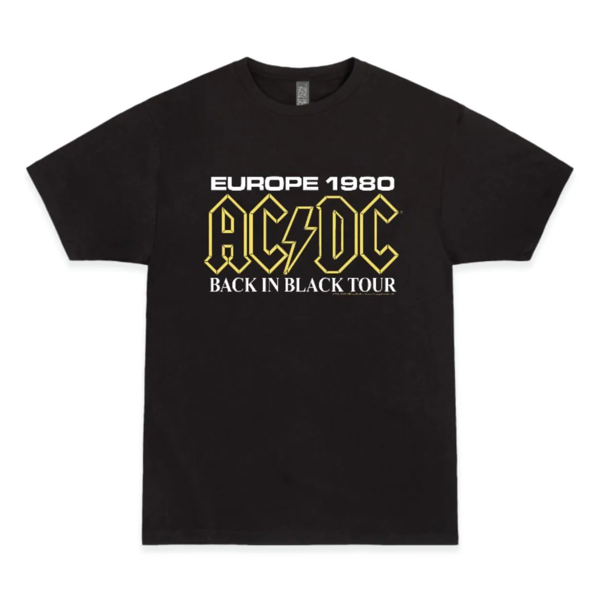 Back in Black Europe 1980 Tour T-Shirt