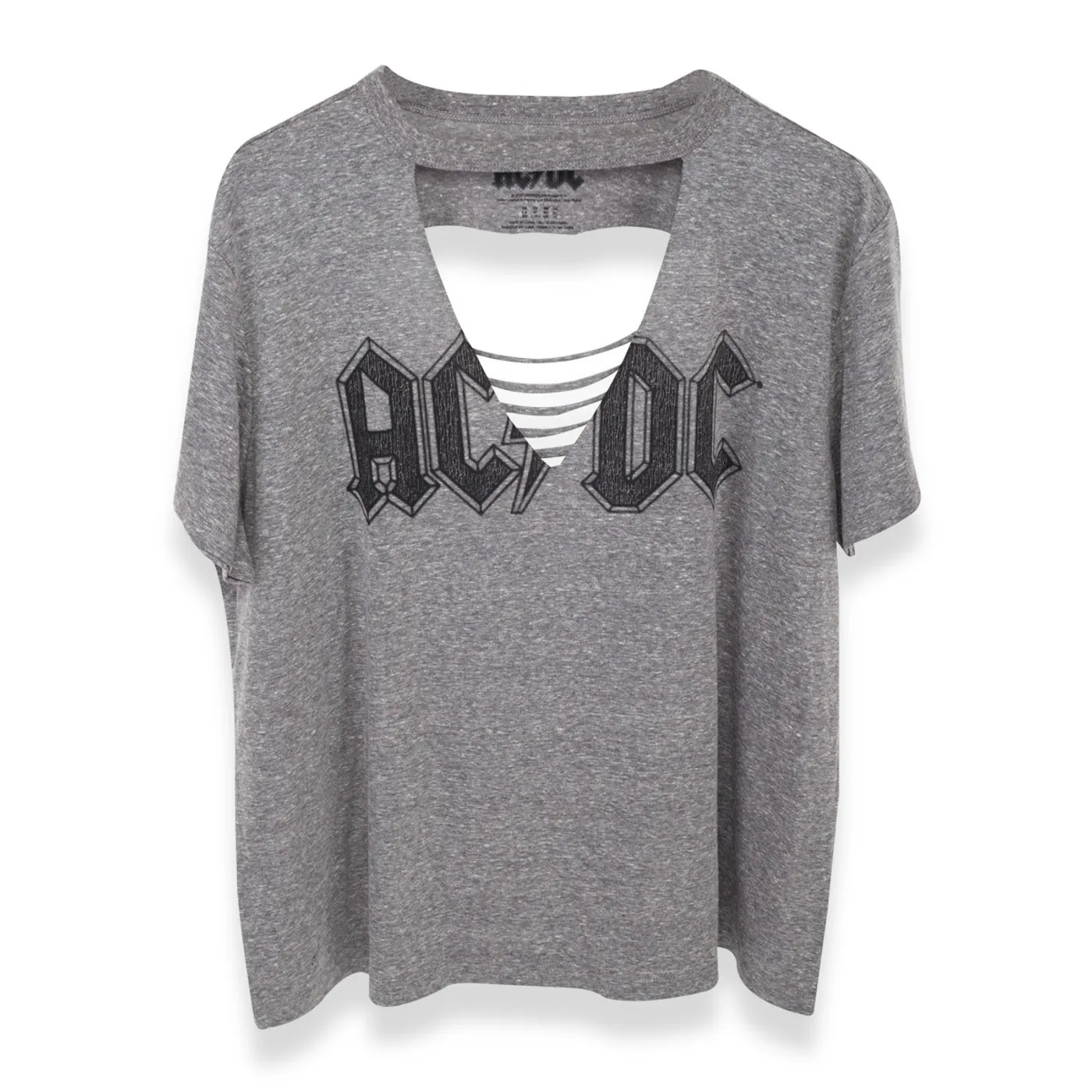 AC/DC Lightning V Neck