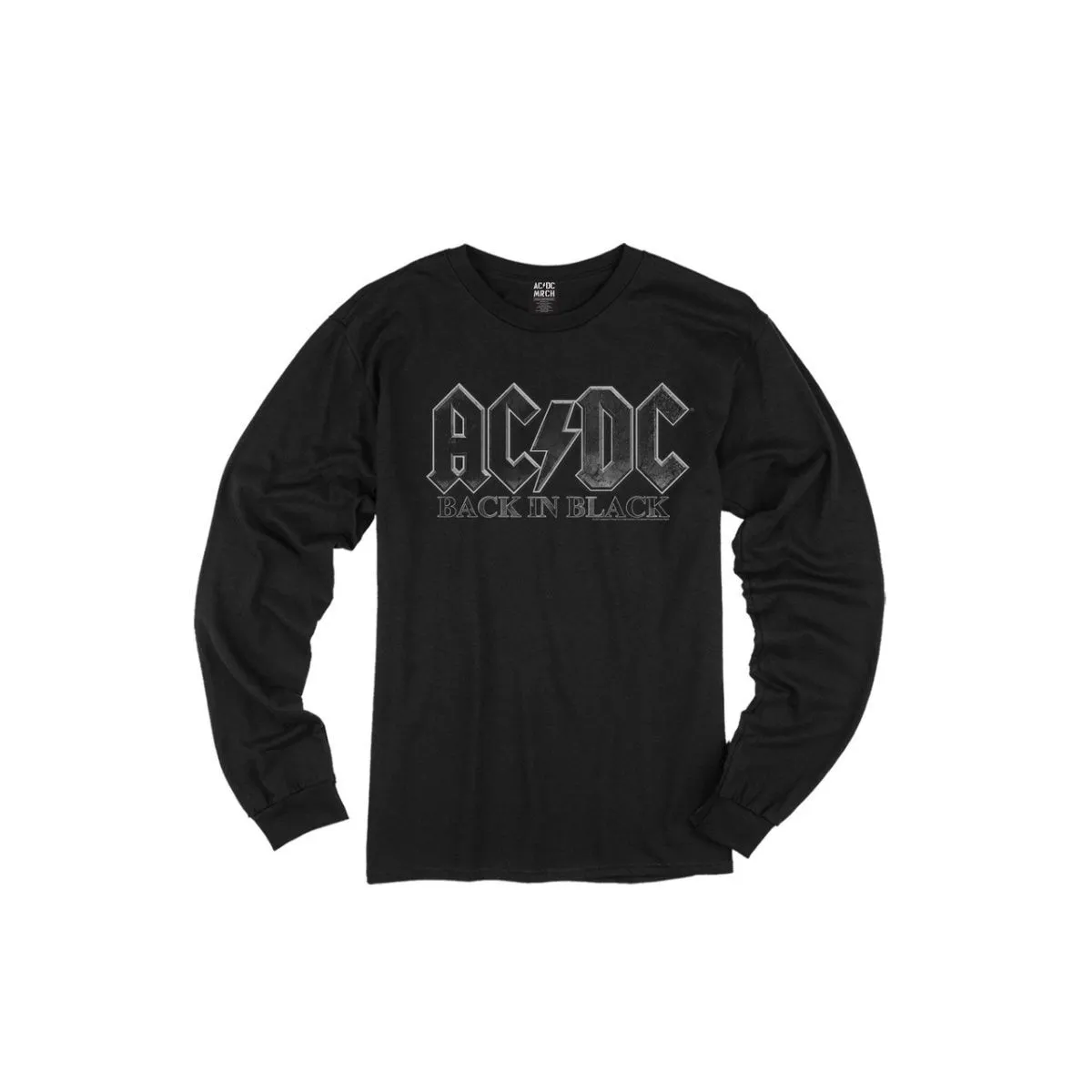 Back in Black Charcoal Longsleeve T-shirt