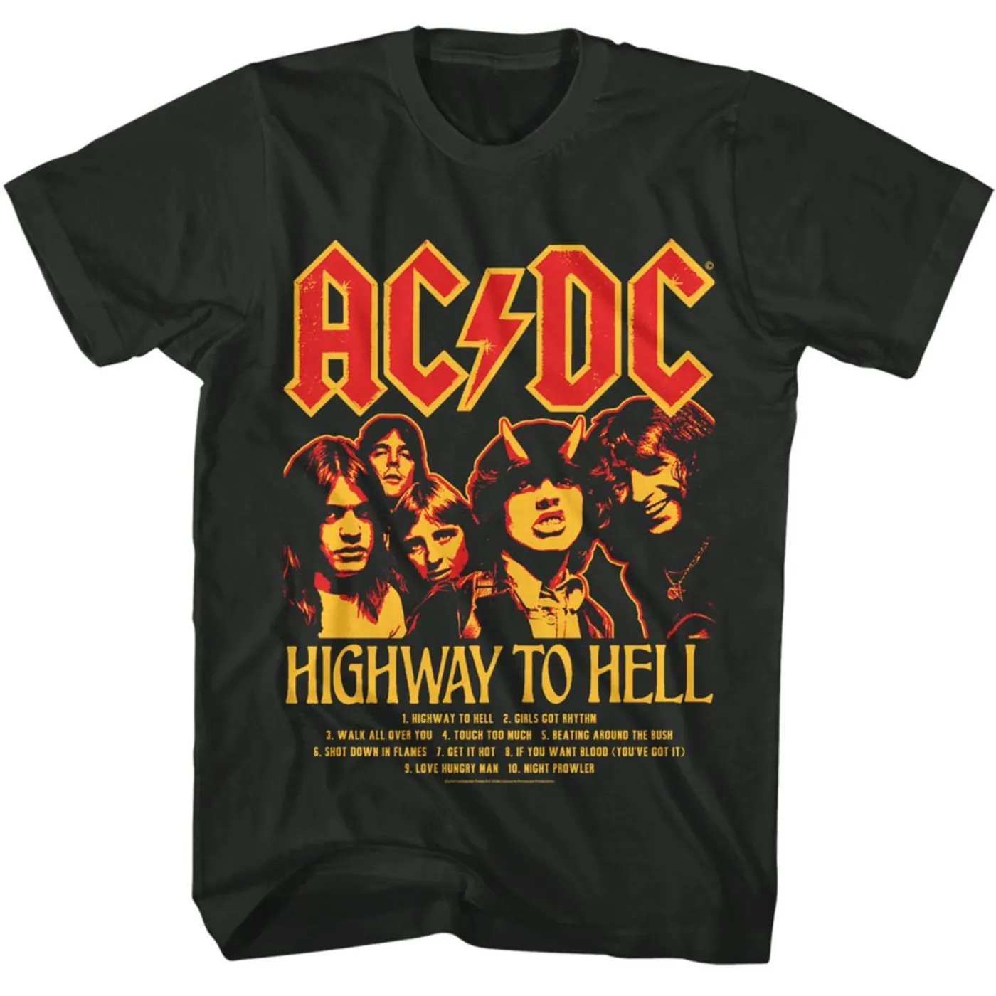 AC/DC Highway to Hell Tracklist T-Shirt