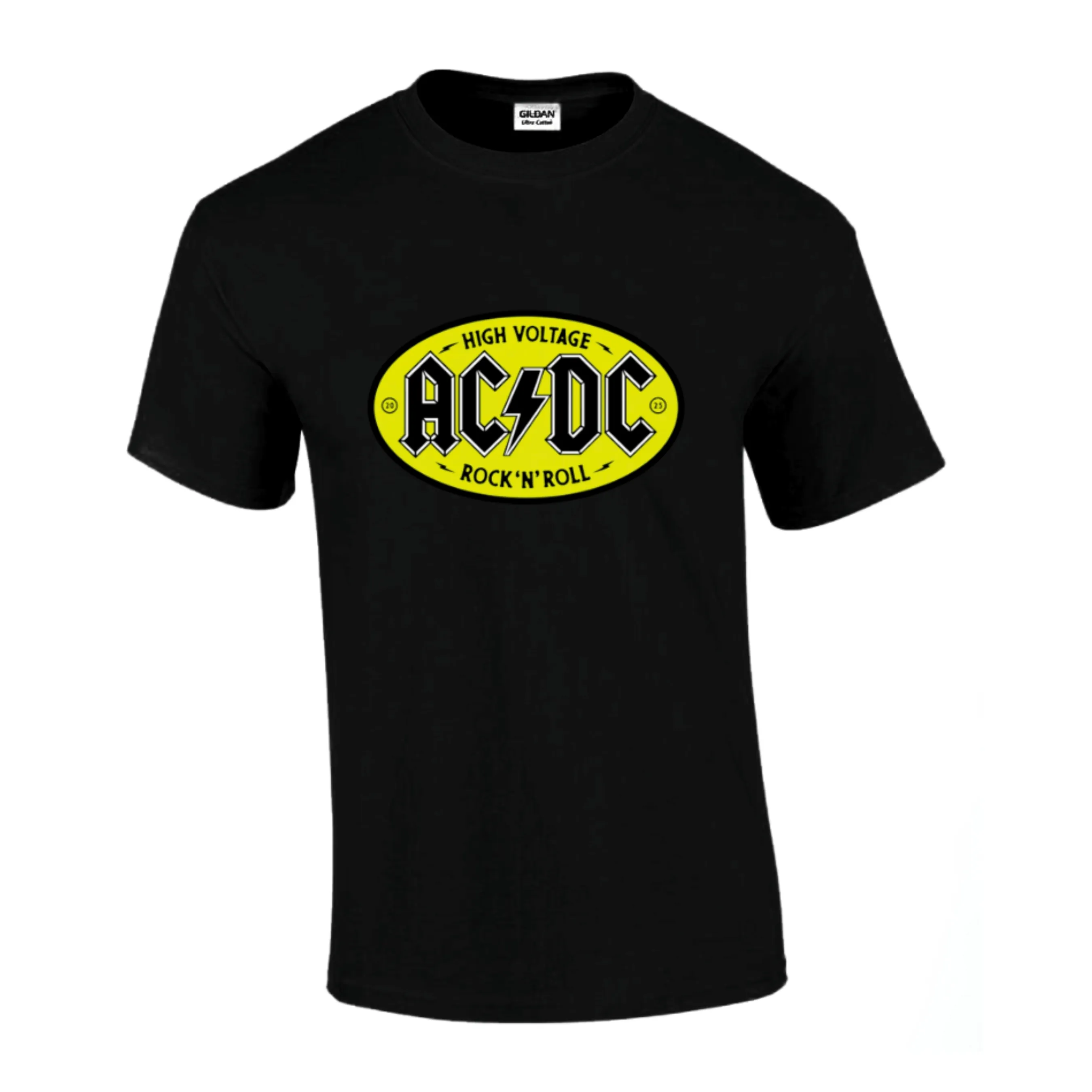 High Voltage Yellow Logo T-Shirt