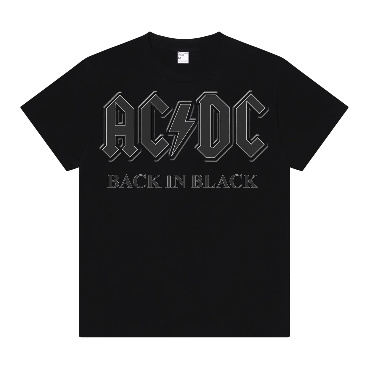 Back In Black Outline Premium Tee