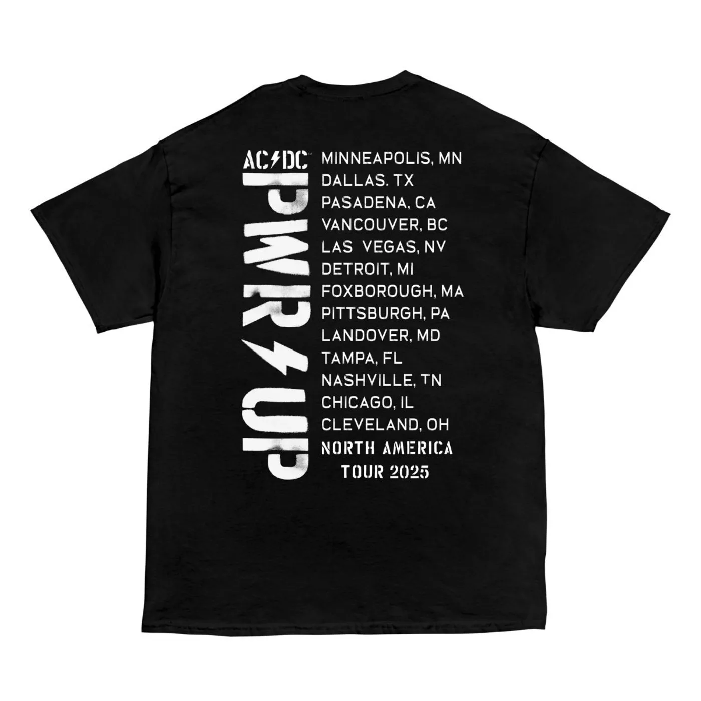 AC/DC Angus and Bryan PWR UP Tour T-Shirt