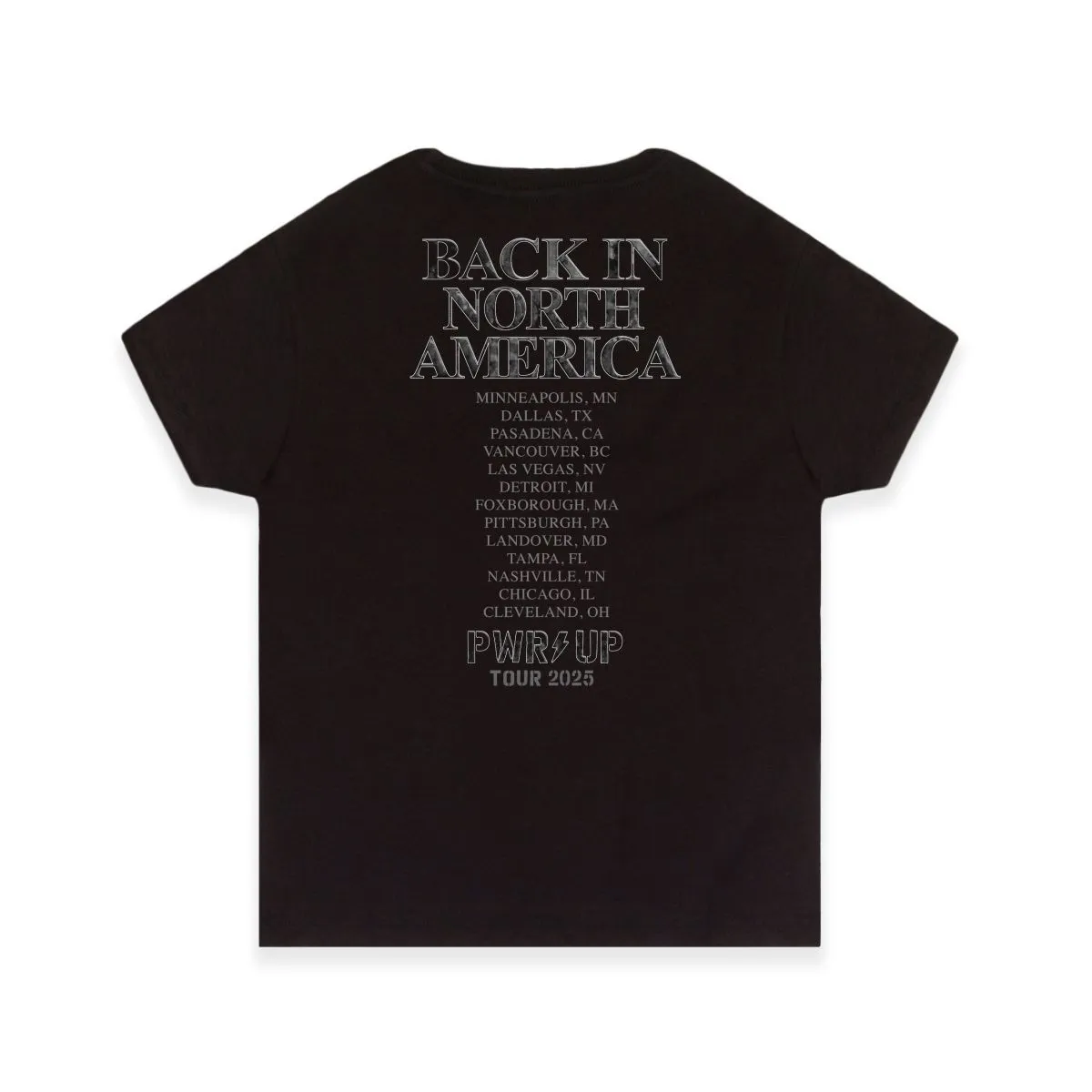 Back in Black PWR UP Tour Women's T-Shirt