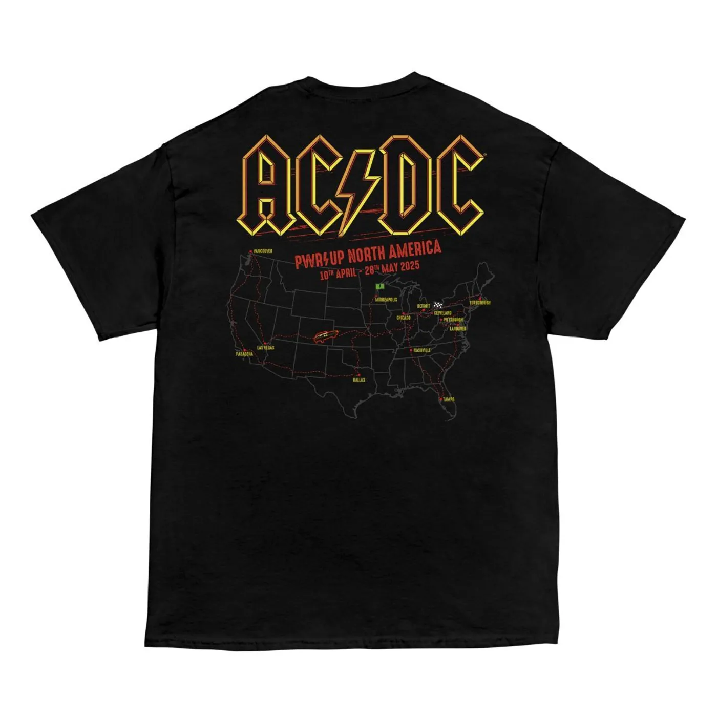 AC/DC Cleveland PWR UP Tour T-Shirt