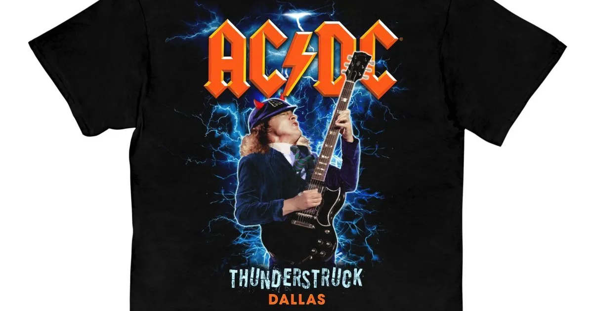 AC/DC Dallas PWR UP Tour T-ShirT