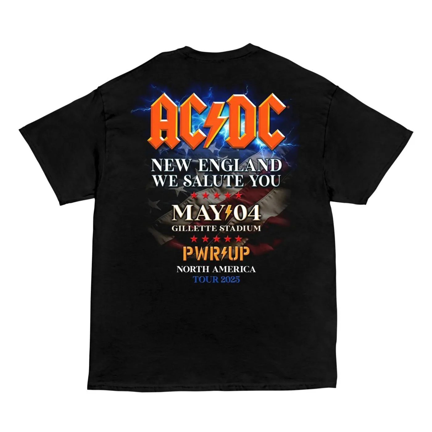 AC/DC Foxborough PWR UP Tour T-Shirt