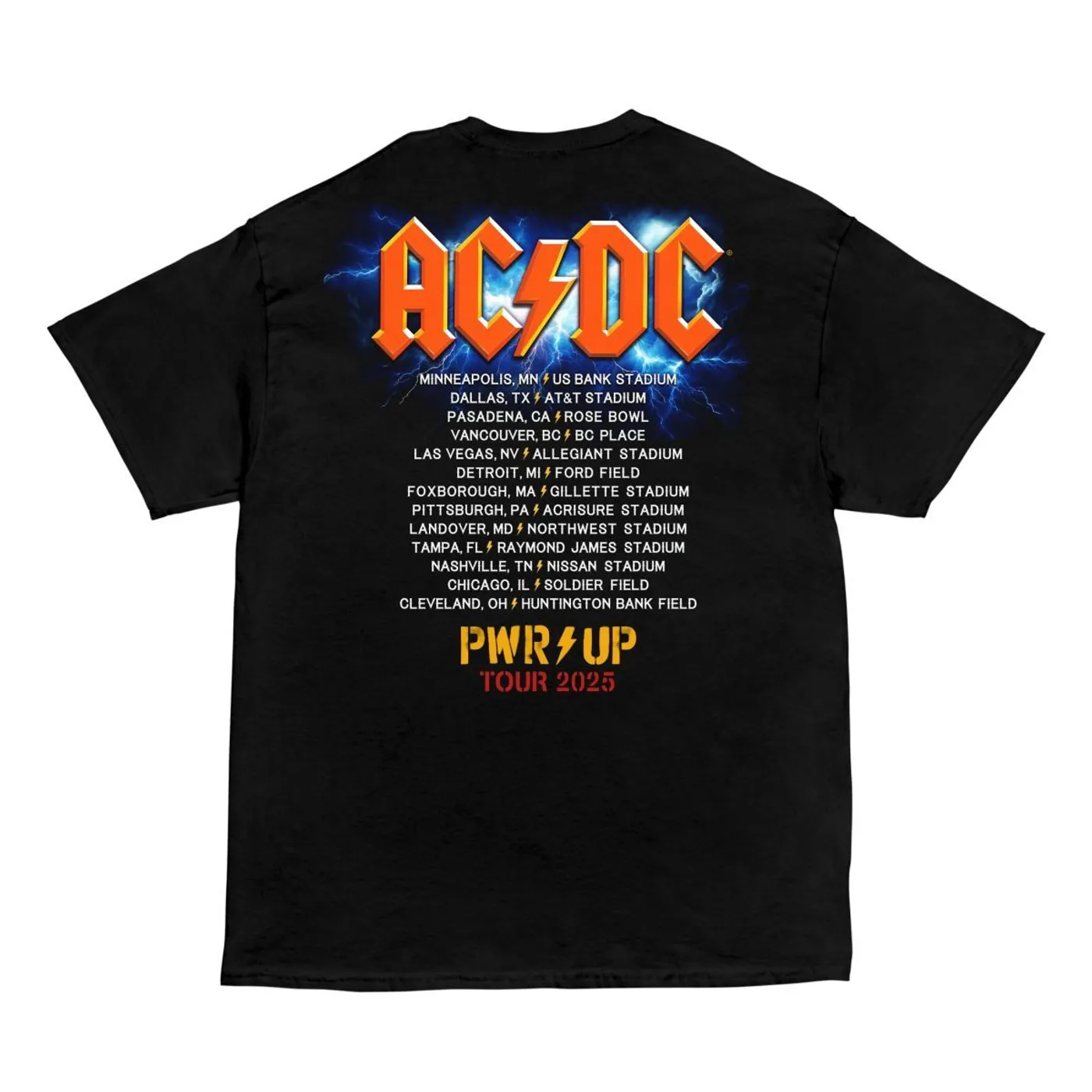 AC/DC Angus Gibson PWR UP Tour T-Shirt
