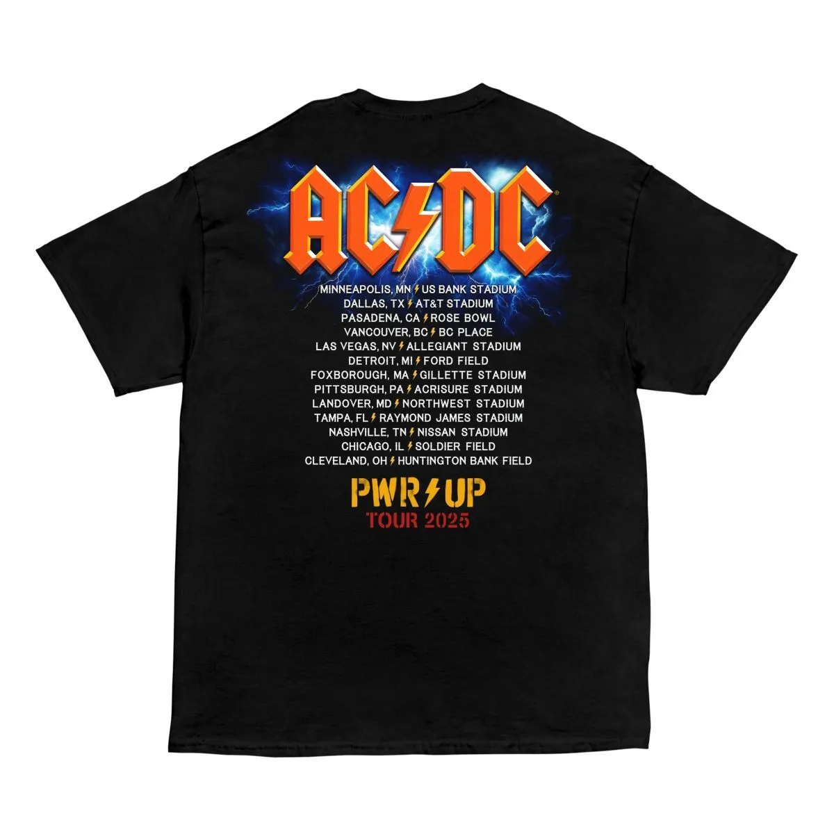 Angus Gibson PWR UP Tour T-Shirt