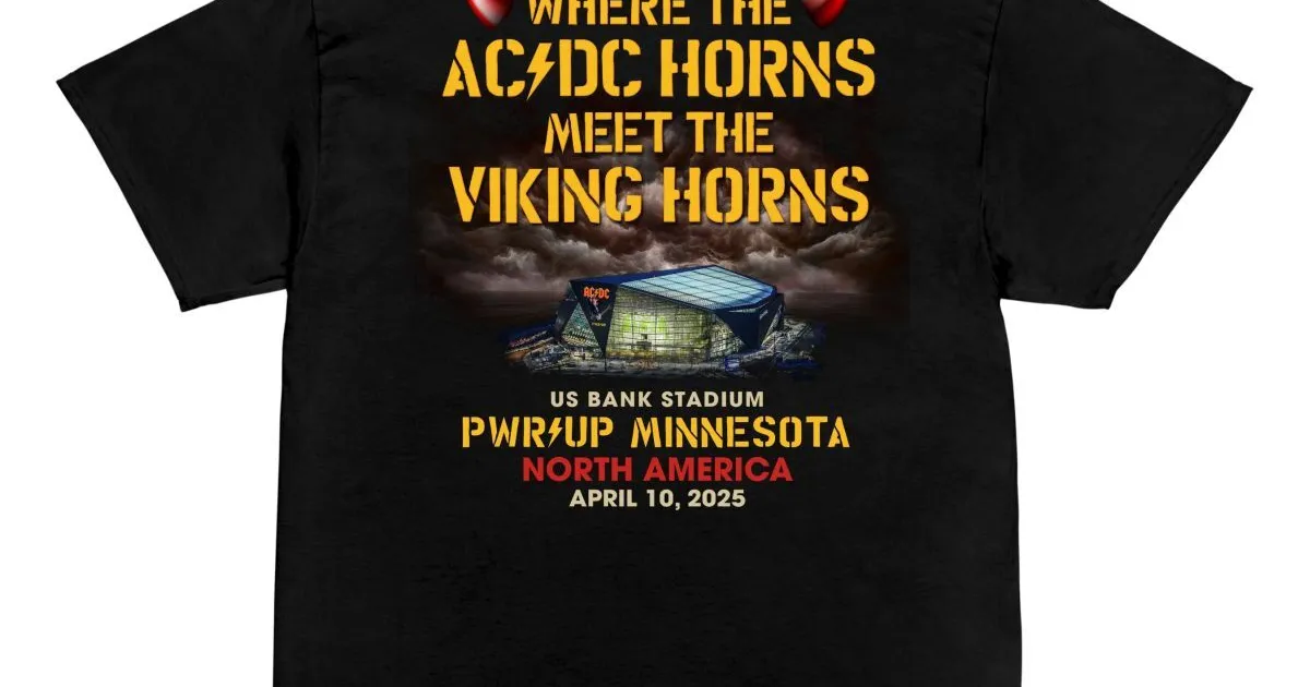 AC/DC Minnesota PWR UP Tour T-Shirt