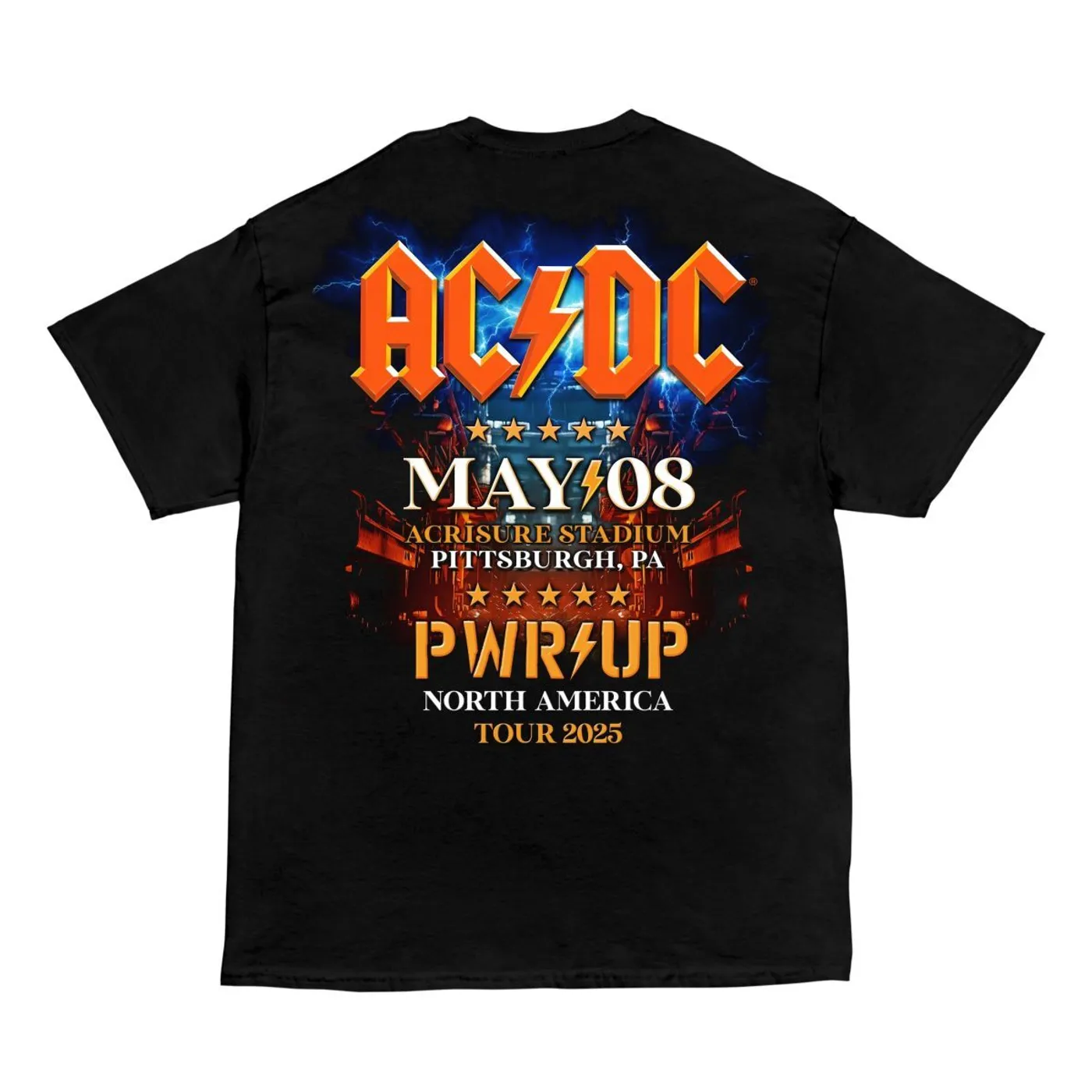 AC/DC Pittsburgh PWR UP Tour T-Shirt
