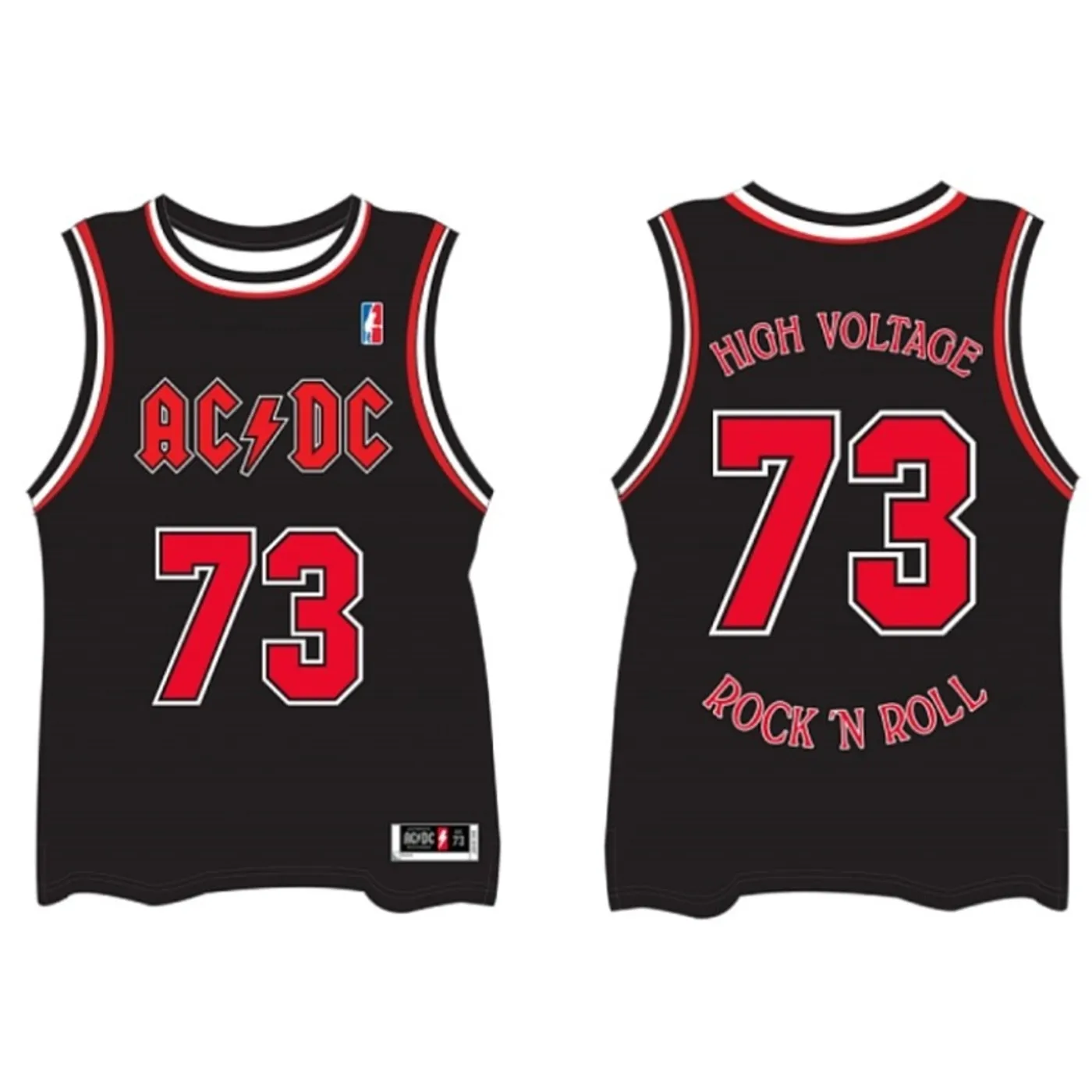 AC/DC High Voltage Basketball Jersey