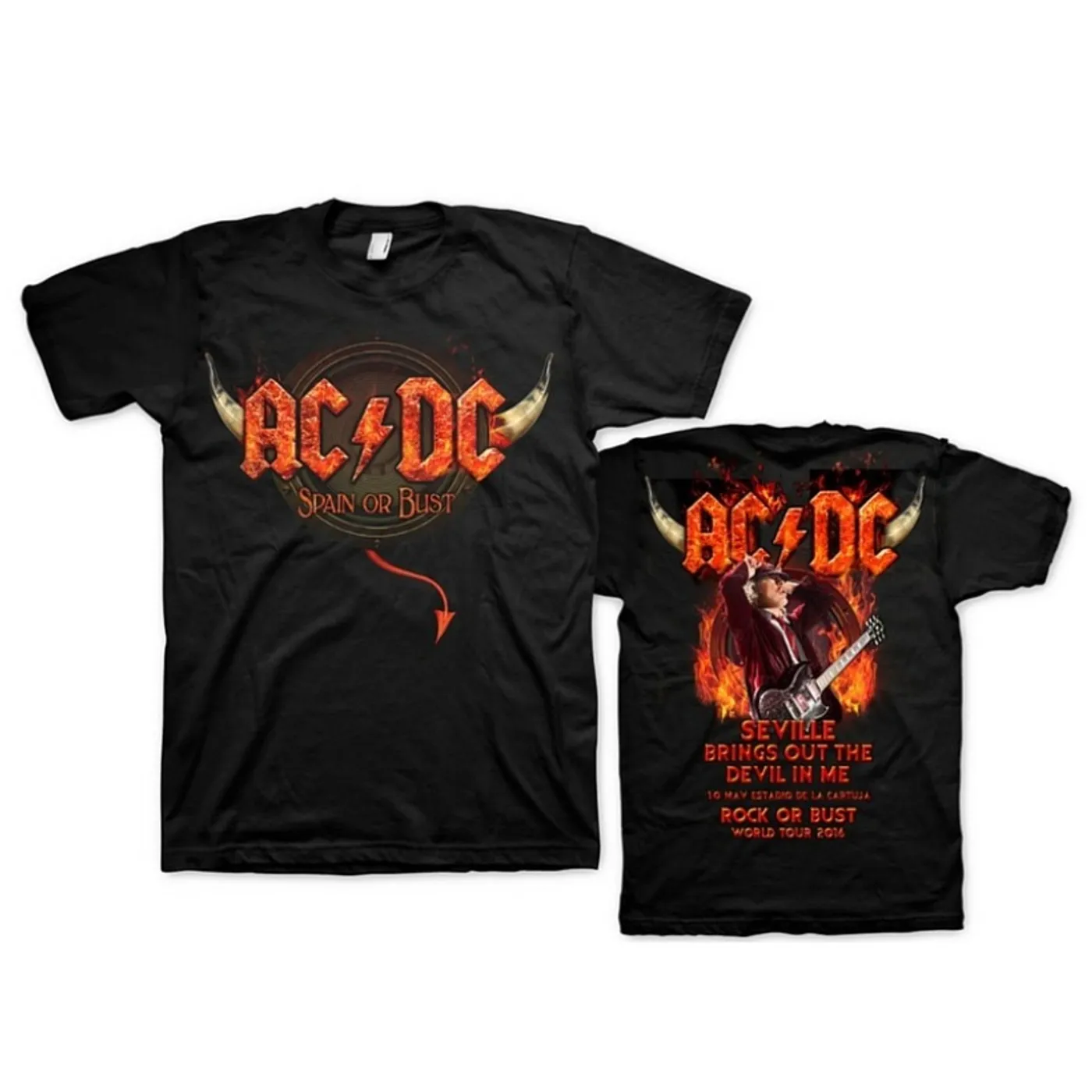 AC/DC 2016 Seville Pre-Order Event Tee