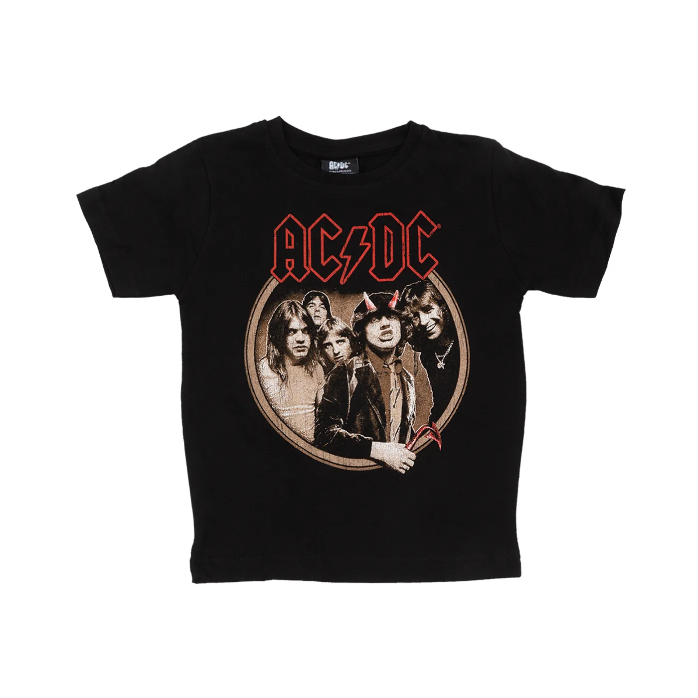 AC/DC Highway to Hell Red Devil Horns Kids T-Shirt