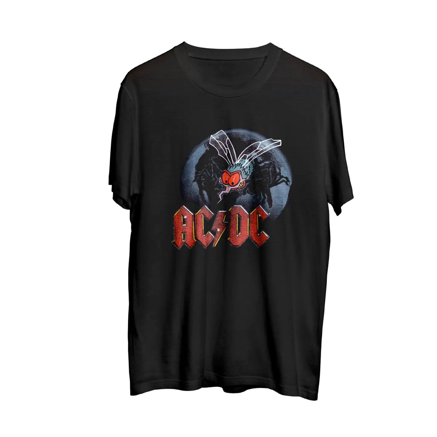 AC/DC Black Fly on the Wall Tour Dateback T-shirt