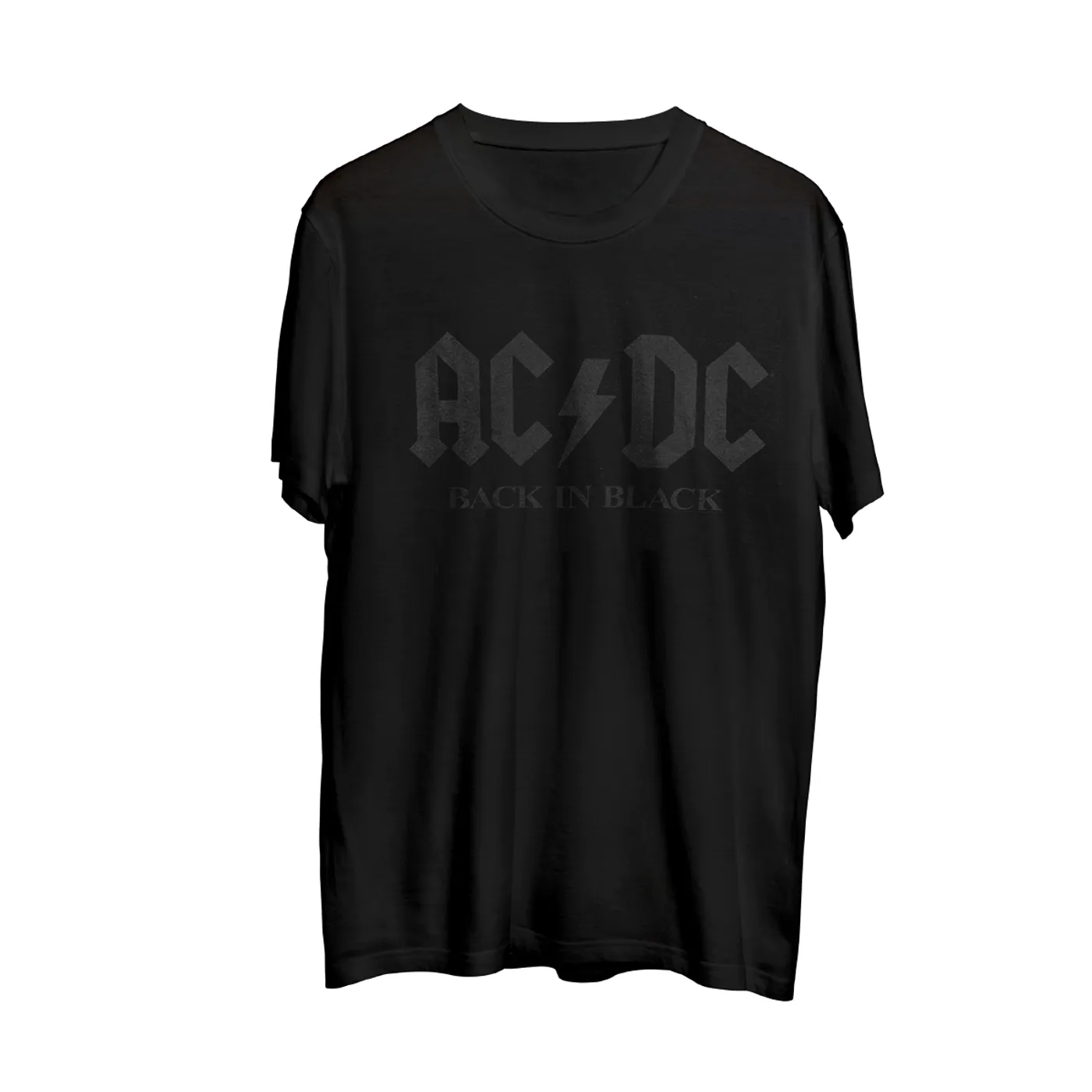 AC/DC Men's Back in Black T-shirt (2015 Dates)