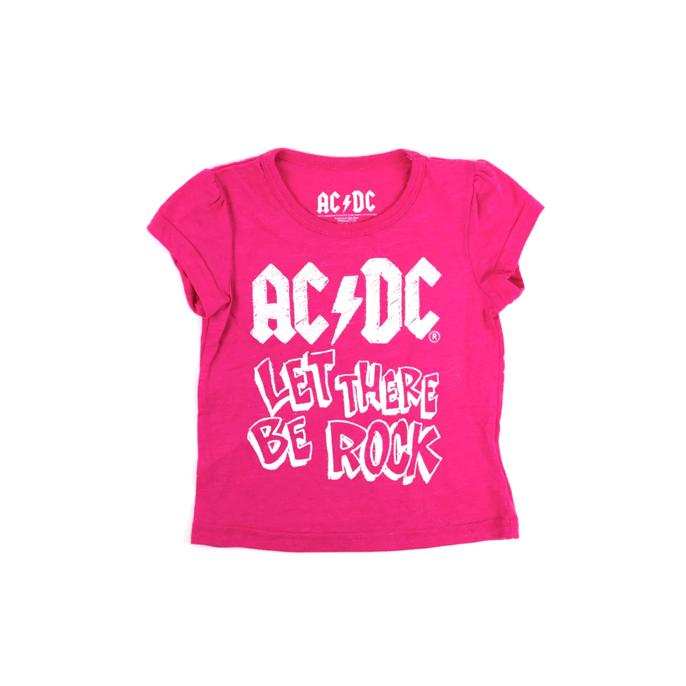 AC/DC Let There Be Rock Pink Toddler T-shirt