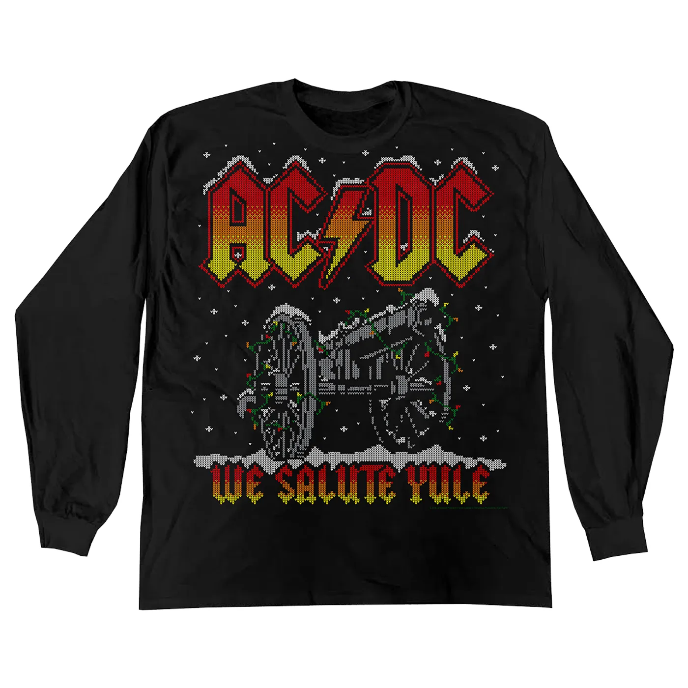 AC/DC We Salute Yule Longsleeve T-shirt