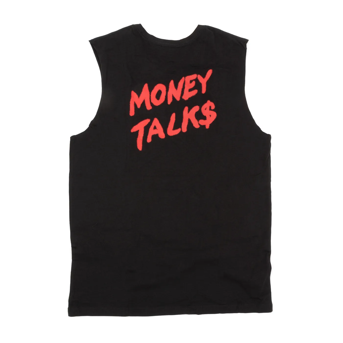 AC/DC - Money Talk$ Black Sleeveless Tank W/ Red Logo