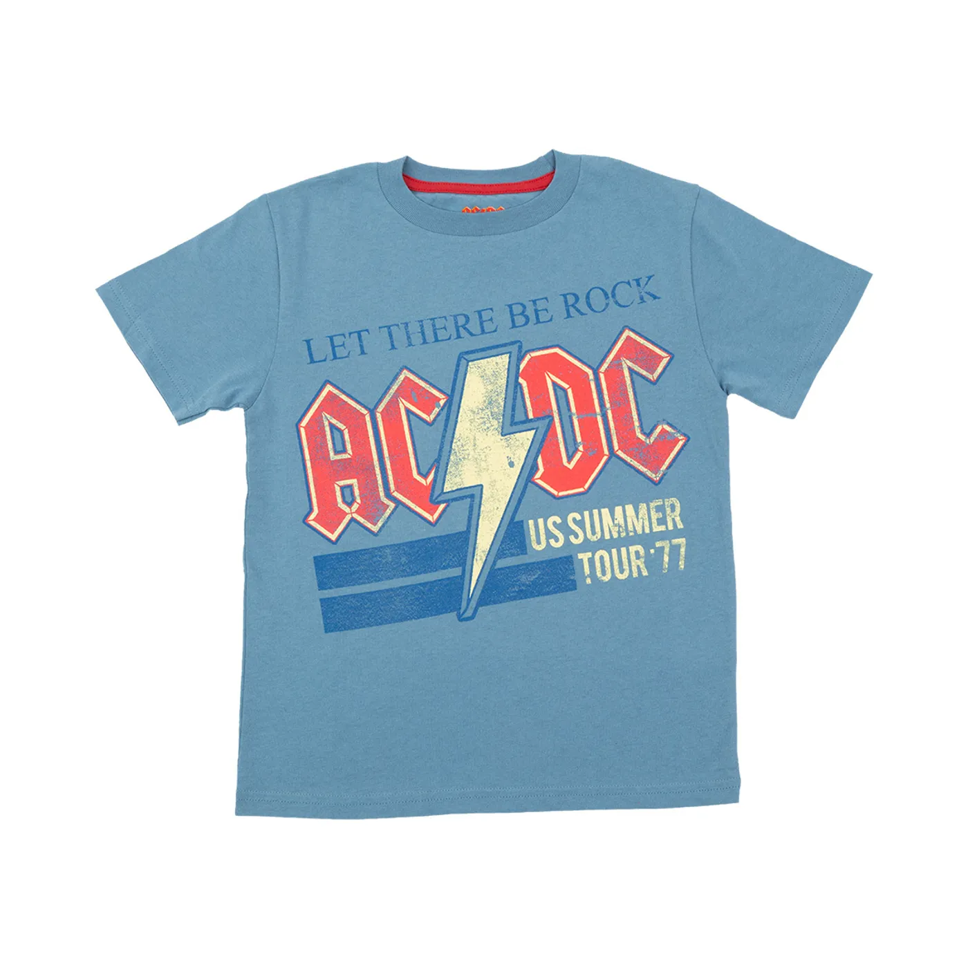 AC/DC Let There Be Rock Summer Tour 1977 Kids T-shirt