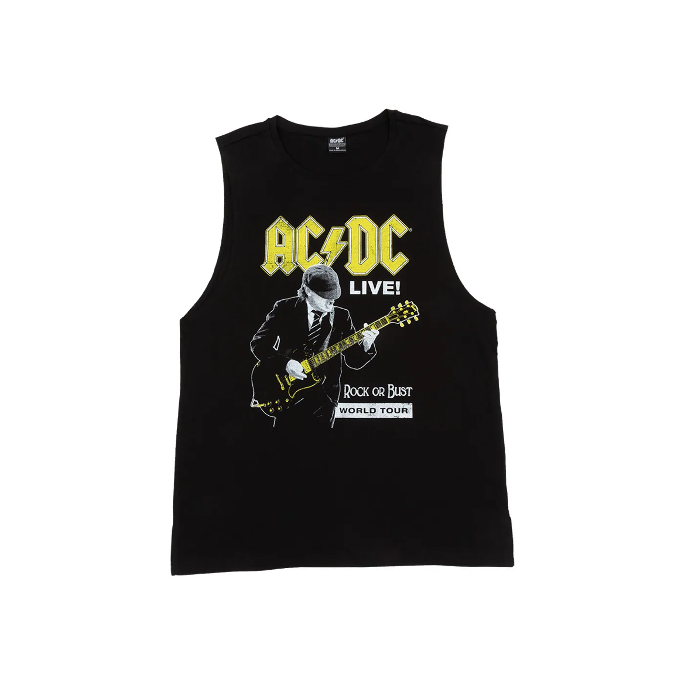 AC/DC Rock or Bust World Tour Sleeveless T-shirt