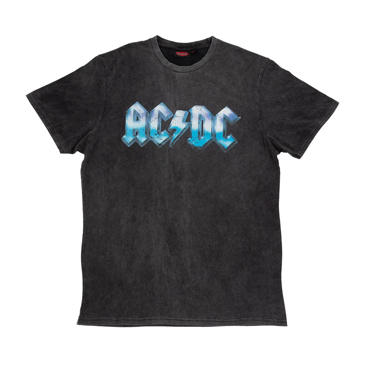 Classic Blue Fade Logo Relaxed Fit Grey T-shirt