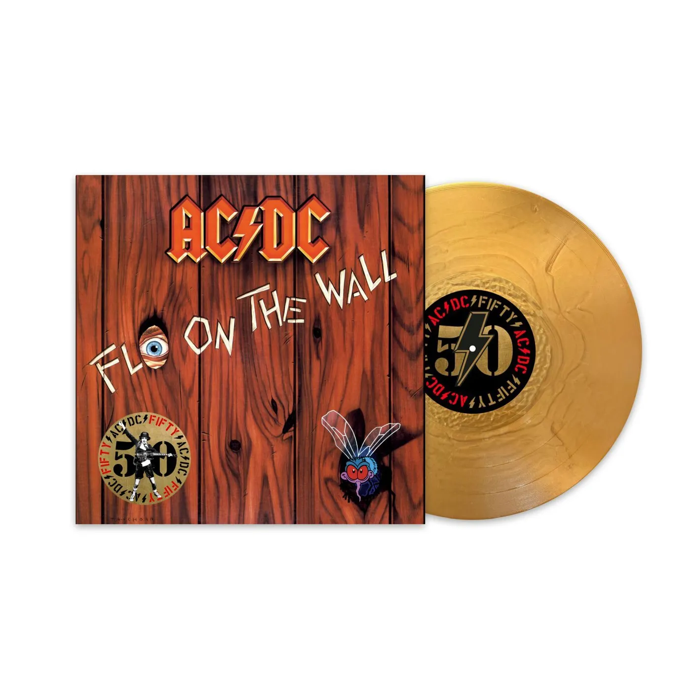 AC/DC Fly On The Wall (50th Anniversary Gold Color Vinyl) LP