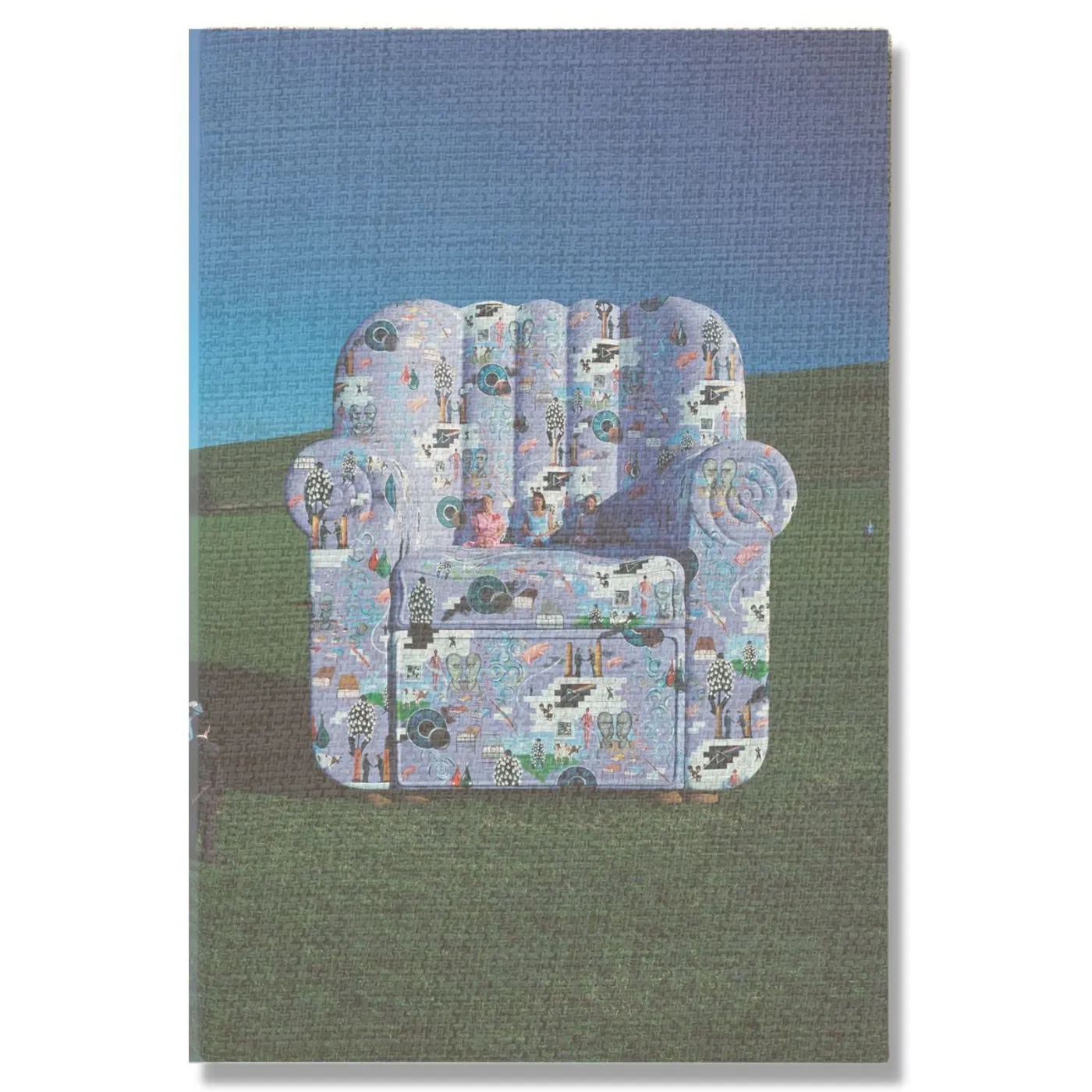 Pink Floyd Chair Burlap Journal