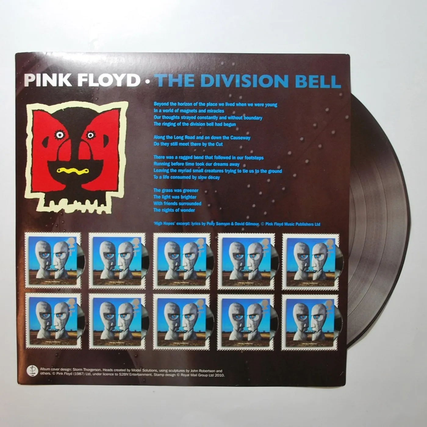 Pink Floyd The Division Bell Stamp Collector's Set