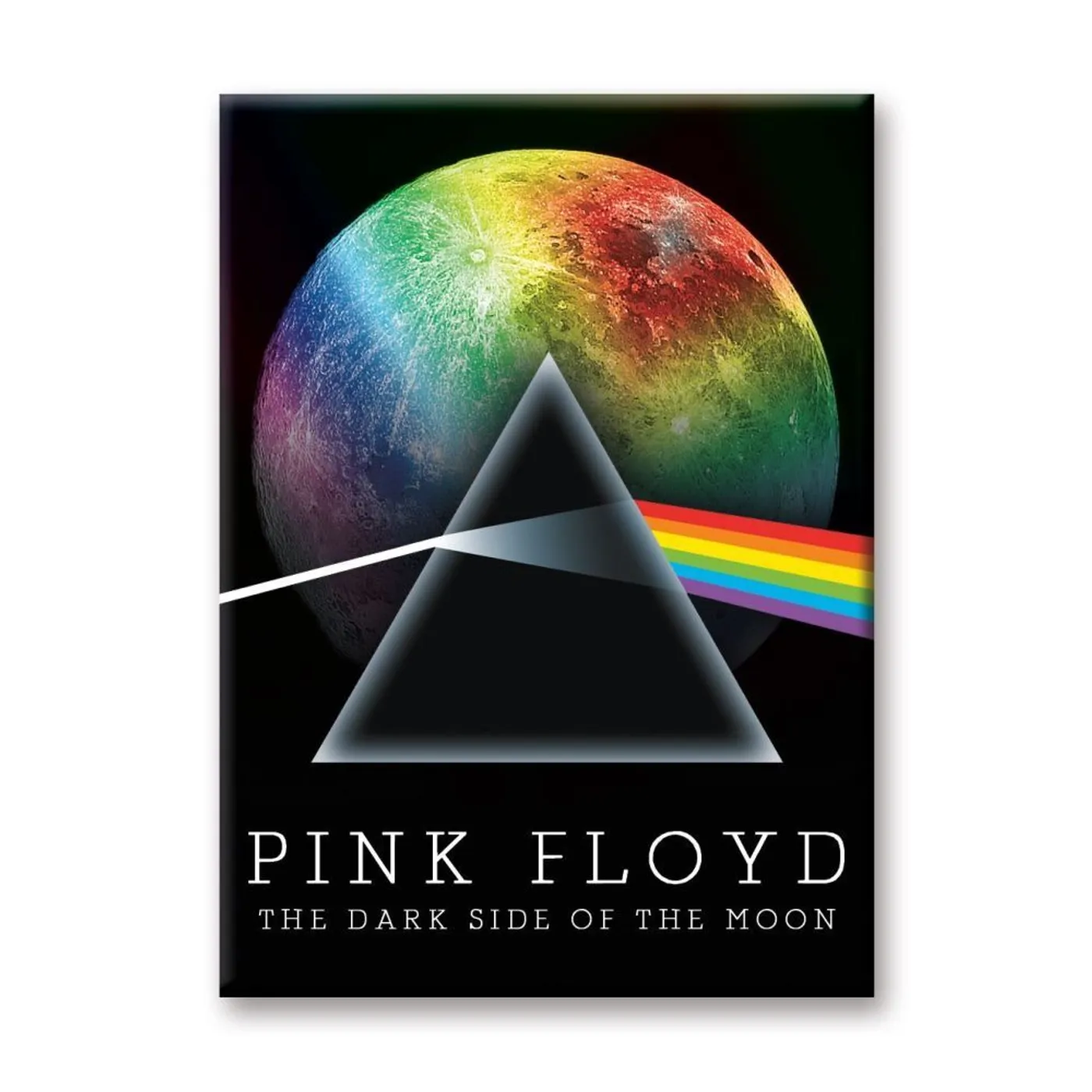 Pink Floyd - Rainbow Moon Flat Magnet (2.5" x 3.5")