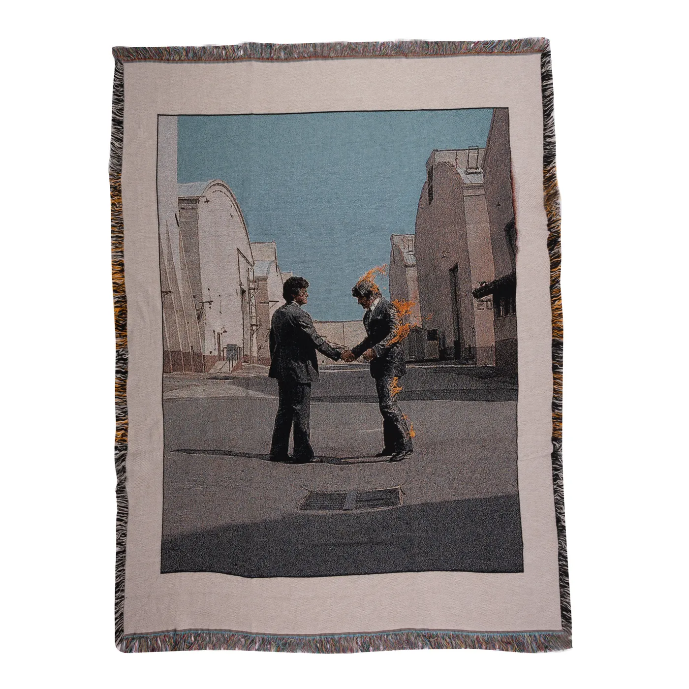Pink Floyd Wish You Were Here Throw Blanket