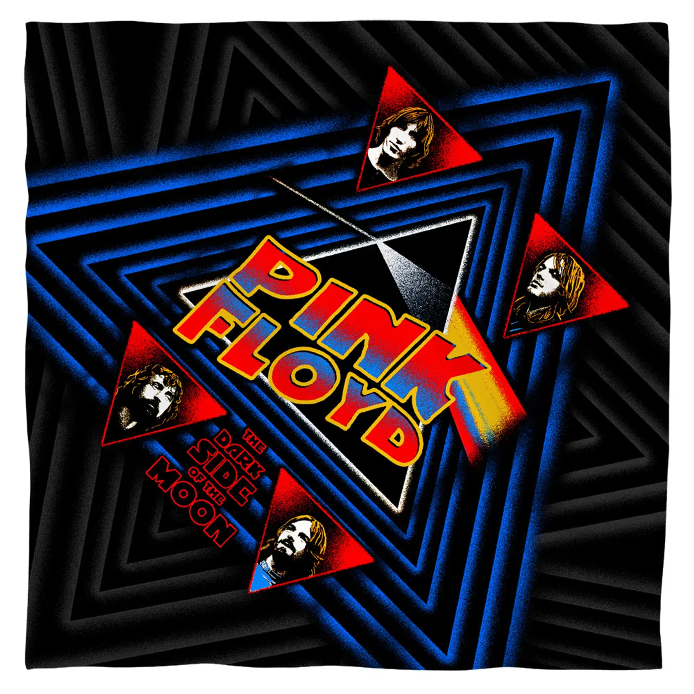 Pink Floyd/Funkside -Bandana-White-[22 X 22]