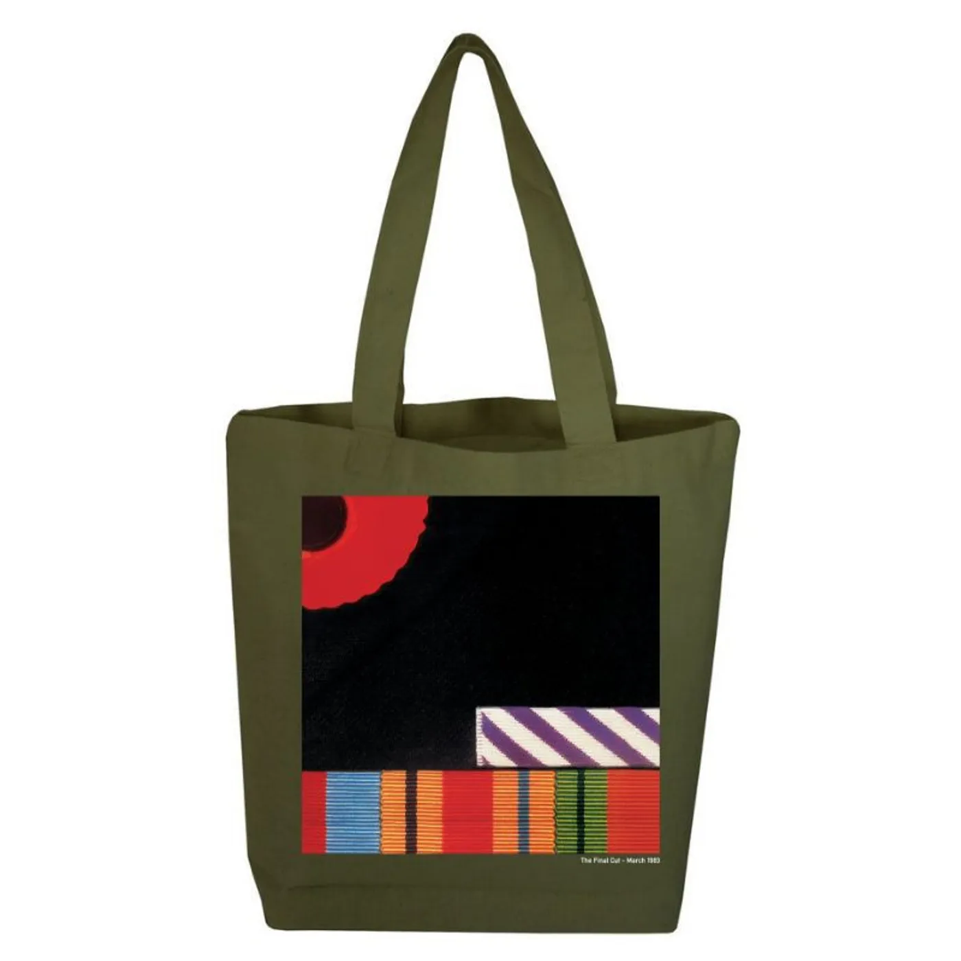 Pink Floyd The Final Cut Olive Tote Bag