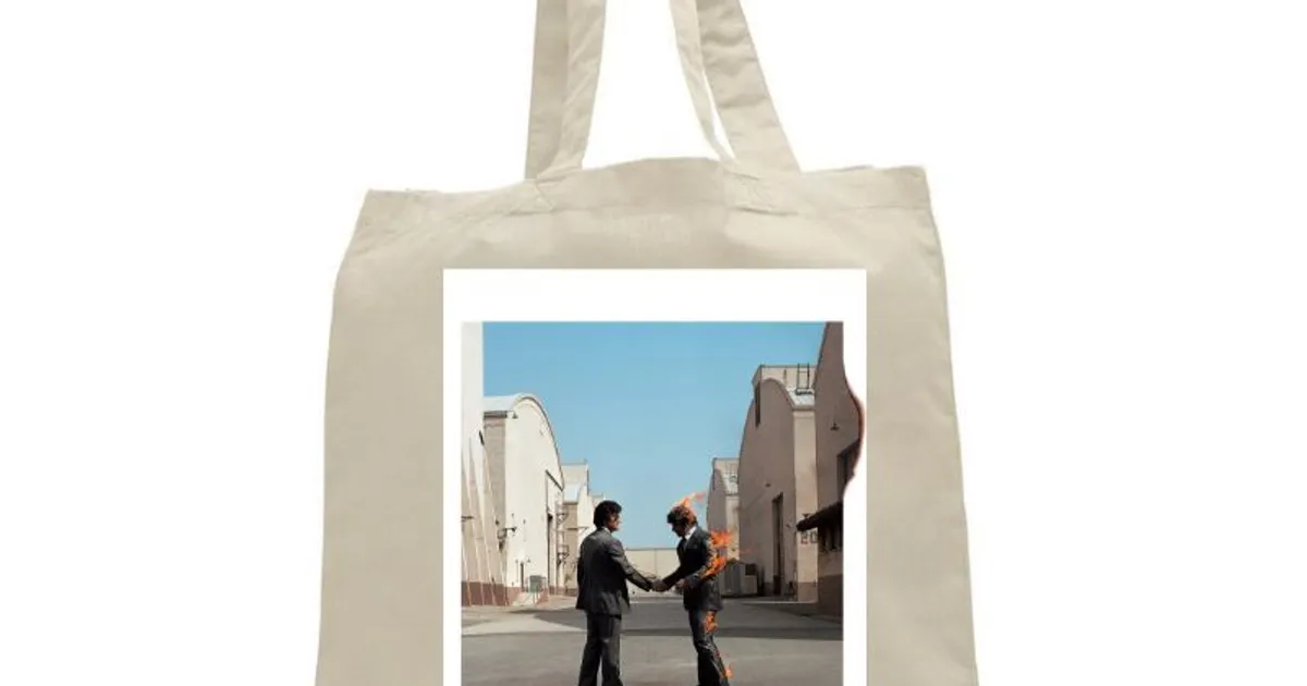 Pink Floyd Wish You Were Here Natural Tote Bag