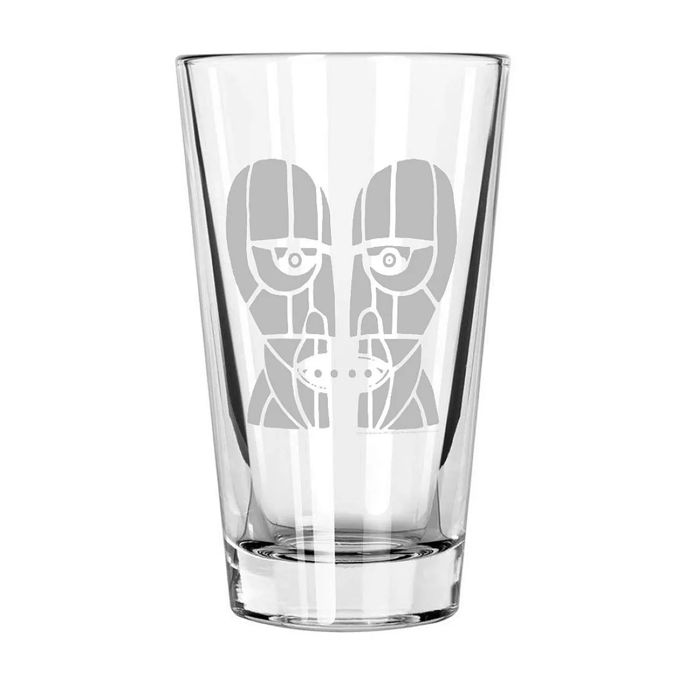 Pink Floyd Division Bell Laser-Etched Pint Glass