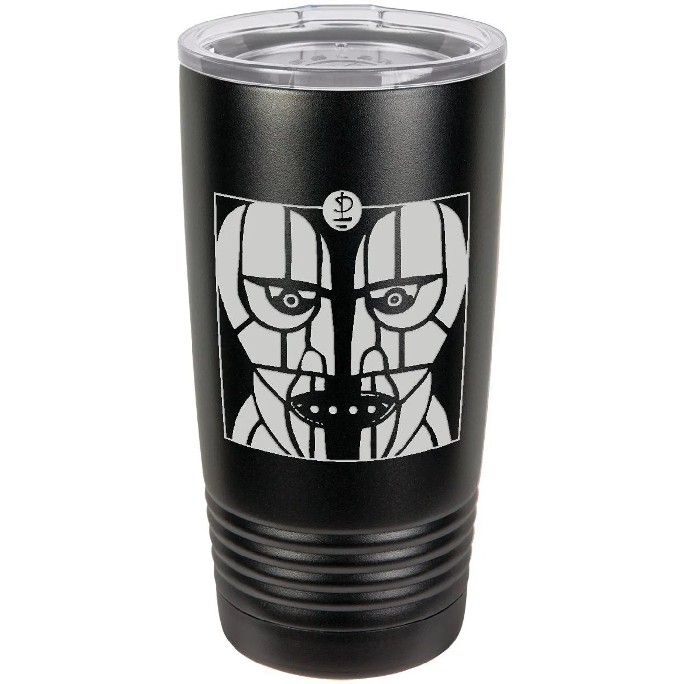 Pink Floyd Division Bell Heads Laser Etched Polar Camel Travel Mug