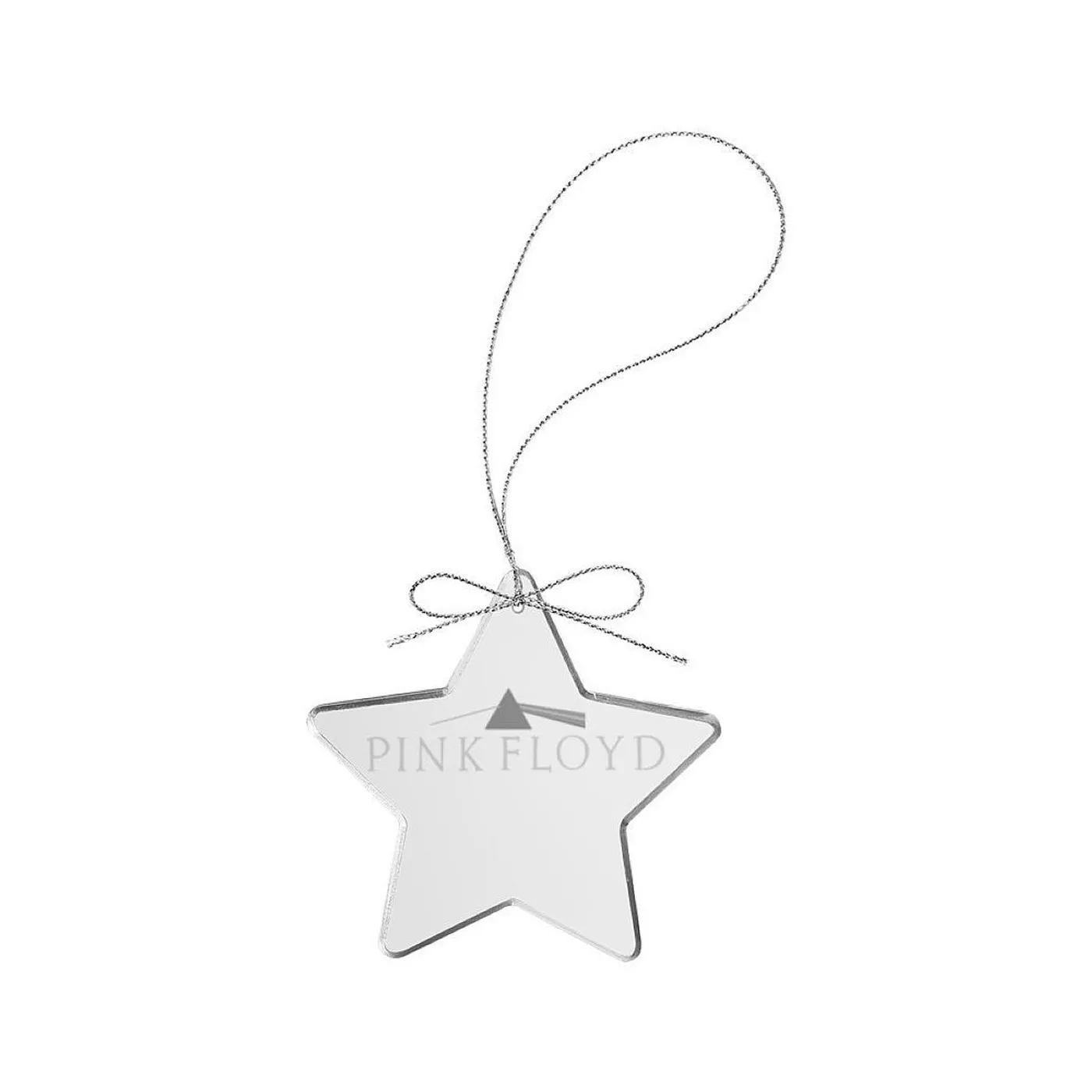 Pink Floyd Dark Side Star Laser-Etched Glass Ornament