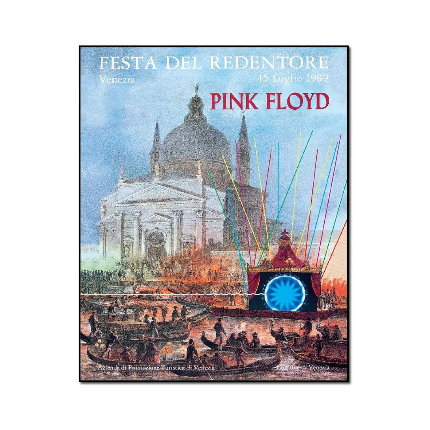 Pink Floyd The Later Years Venezia Festa Del Redentore Wood Panel
