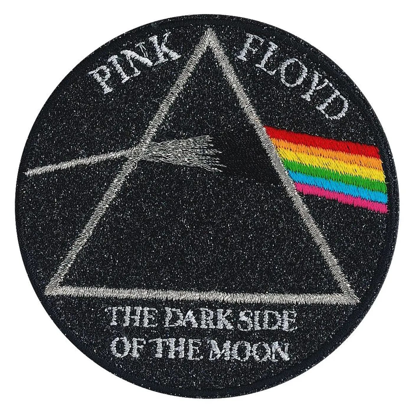 Pink Floyd T.D.S.O.M. 3.5" Round Glitter Patch