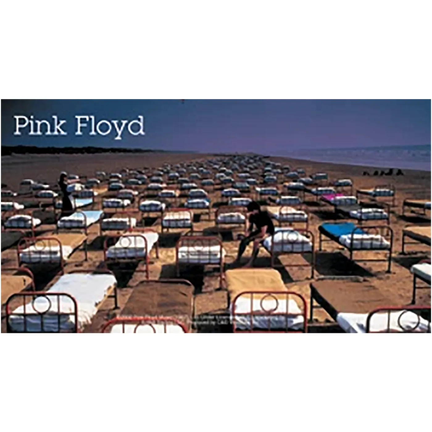Pink Floyd Bed 6"x3.25" Sticker
