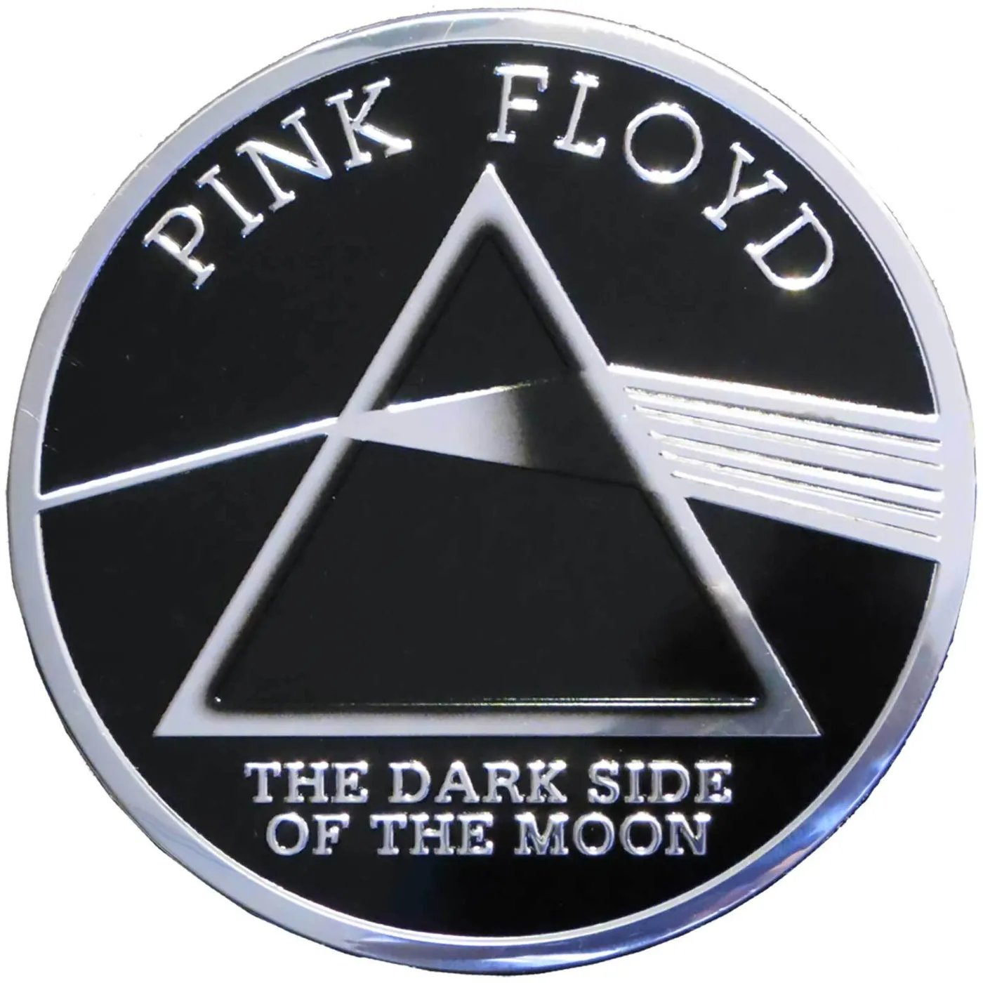 Pink Floyd DSOM 3.125" Round Metal Sticker
