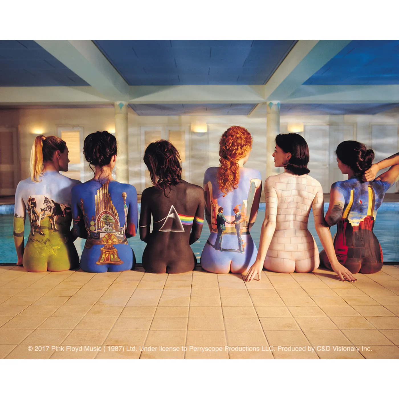 Pink Floyd Painted Bodies 5"x4" Sticker