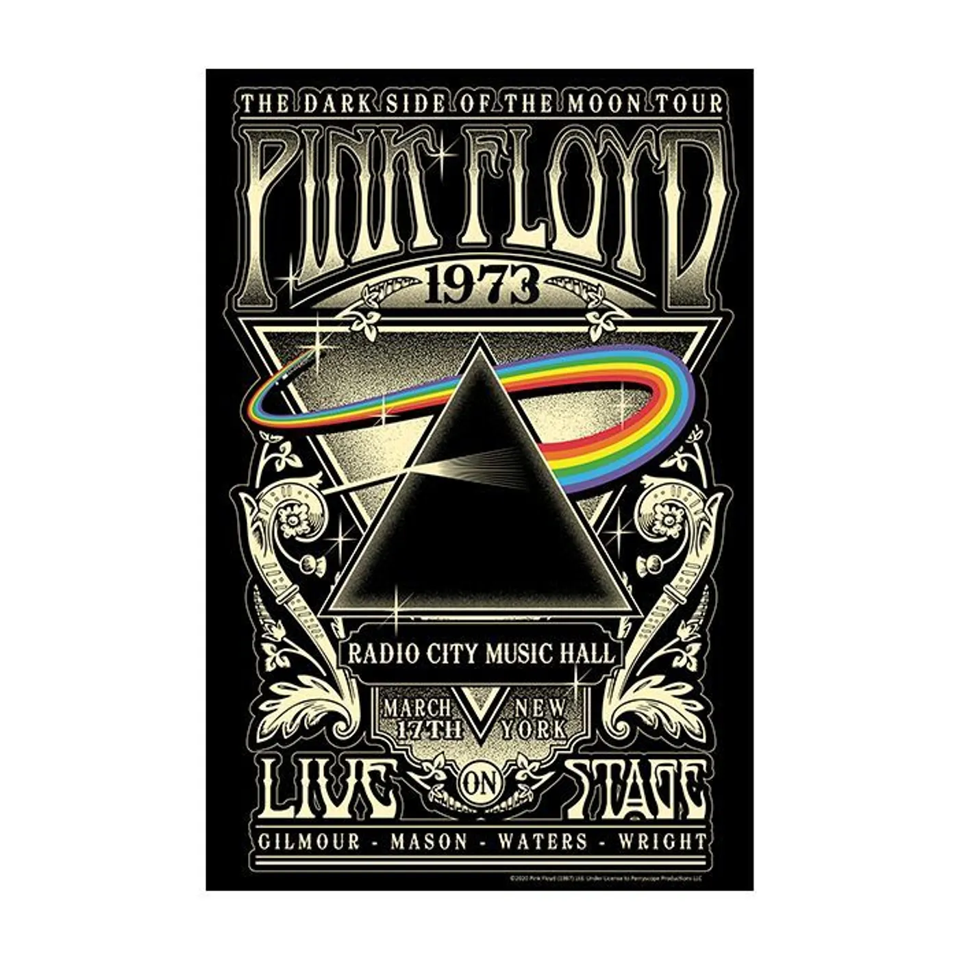 Pink Floyd - Radio City Music Hall ‘73 24x36 Poster