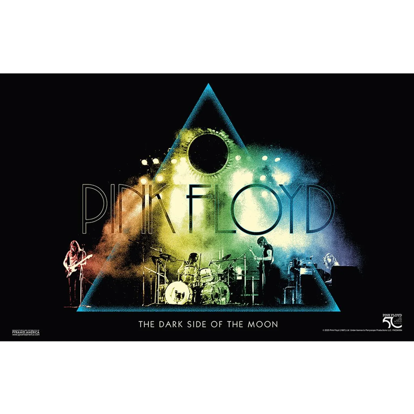Pink Floyd - DSOTM50-Live Colors 11x17 Unframed Print